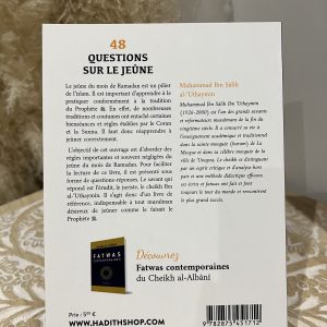 Alternative view of 48 Questions sur le Jeûne