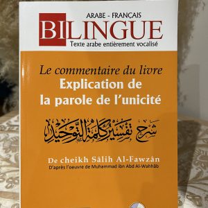 Le commentaire du livre Explication de la parole de l’unicité